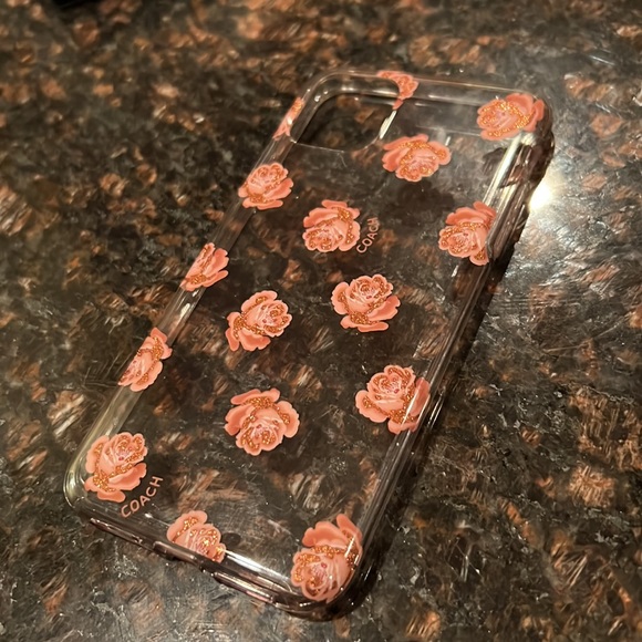 Coach Rose Gold Flower iPhone 11 Pro Max Case